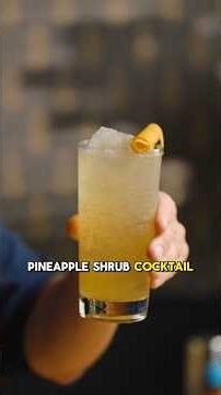 Mango Habanero Pineapple Shrub Cocktail