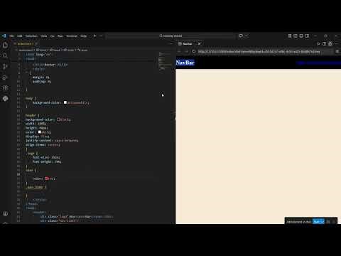 How to Create a Simple Navbar with HTML and CSS | Beginner Coding Tutorial 2026