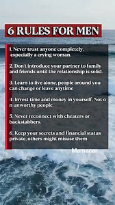 554K views · 1.5K reactions | 6 RULES FOR MEN #MensRules #LifeGuidance #SelfDiscipline #reelsviralシ #fblifestyle #reelsviralシfb #facebookviral | Mama Car | Facebook