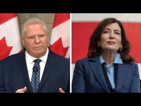 LIVE: Premier Ford, New York governor make an announcement in Buffalo, N.Y.