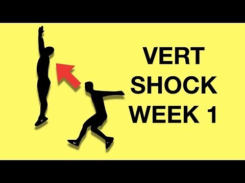 Vert Shock Program Workouts (Week 1 Exercises Pre Shock Phase)