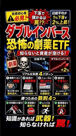 【ゆっくり解説】知らないと破滅！ダブルインバースETFの闇…初心者がハマる“4つの罠”とは？【ゆっくり投資】【ゆっくりお金】
