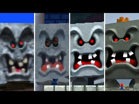 Evolution of Whomp in Super Mario Games (1996-2020)