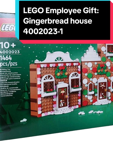 LEGO Employee Gift: Holiday & Event: Gingerbread house 4002023-1 #lego #gingerbread #gingerbreadhouse #christmas #xmas