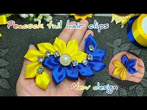 Satin Flower Hair Clips: A DIY Revolution#diy #howto #craft #hairclips