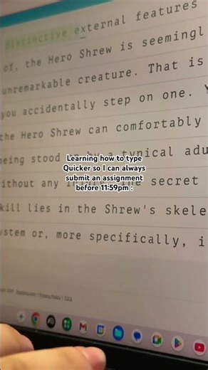 Sadly the highest i got was 61 wpm with 94% accuracy 😒 #typingskills #law #christmas #assignment