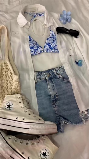 Blue Bikini Beach Outfit Ideas 2023