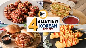 Try these 4 Amazing Korean Recipes and let us know which one is your favorite. #HappyCookingToYou #FoodFusion 4 Amazing Korean Recipes Fried Chicken https://youtu.be/LQxJFgfvIlQ Korean Street Toast https://youtu.be/0mbP7Hr243M Korean Crispy Chicken Burger https://youtu.be/85B9_kzGrdg Korean Corn Dog https://youtu.be/H_xRAwF-XhE | Food Fusion