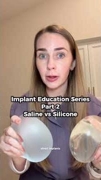 Saline vs Silicone Implants | Plastic Surgery Nurse Explains (Part 2)