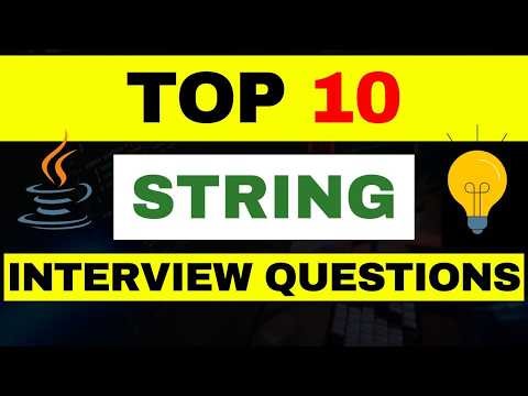 Java String Interview Questions You Must Prepare Before Any Interview | Java Interview Questions