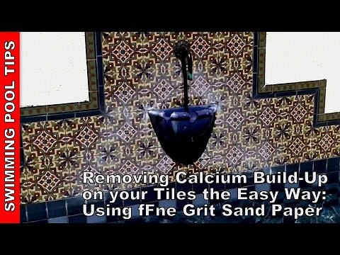 Removing Calcium Build-Up From Your Pool Tile Line - The Easy Way