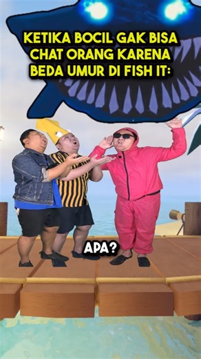 Ketika Bocil Gak Bisa Chat Orang Karena Beda Umur di Fish It 🤣