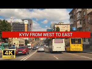 City Driving in Kiev, Ukraine 2025 | No music, just driving