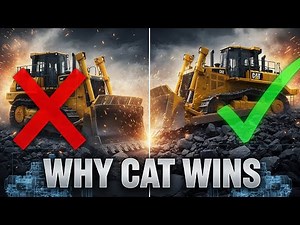 Why CAT D11 is Preferred Over Komatsu D475 | Bulldozer Battle