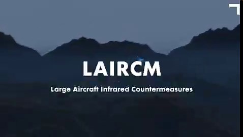 Nice catch here, the LAIRCM system is a defensive system for large transport and rotary-wing aircraft that combines a Missile Warning System (MWS) and infrared laser jammer countermeasure system to protect the aircraft from infrared guided threat missiles. (Per US docs)