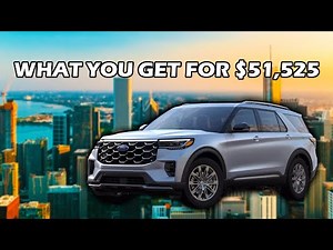 2025 Ford Explorer PLATINUM Build & Price Complete Guide