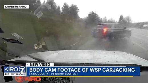 New dramatic footage shows WSP Christmas Day carjacking | KIRO 7 News
