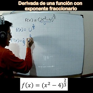 Derivada de una función con exponente racional #calculo #derivadas | Matfisic: Matemáticas y Física