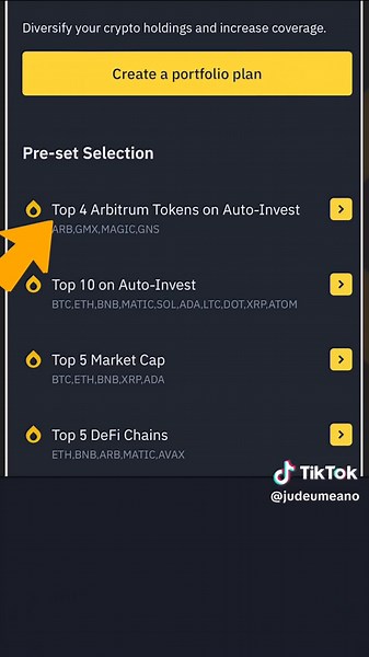 Binance Auto Invest part 2 - How to setup #binance #crypto #dca #judeumeano #viral #fyp @Binance