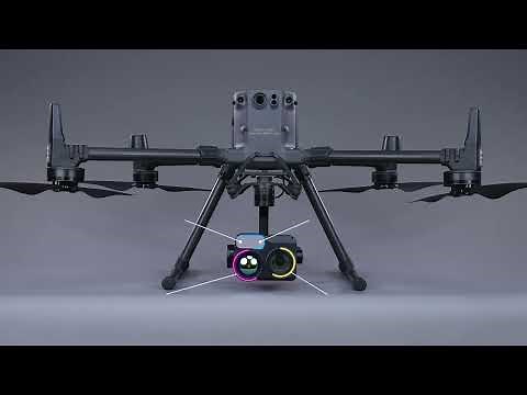 High Resolution 1280 X 1024 thermal imaging IR laser and optical zoom camera for DJI M300 drone
