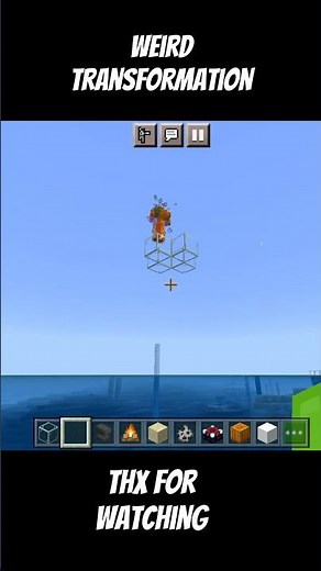 Weird Transformation.. #minecraft #shorts