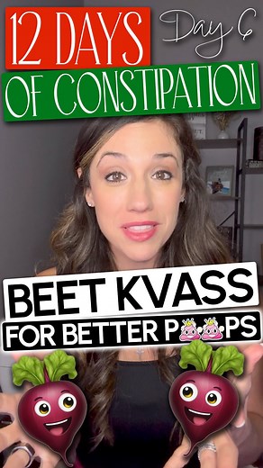 Have you tried Beet Kvass? It’s so refreshing, and if you want to make it at home you can use any type of beet as they all have a little bit different flavor :) Plus this provides other benefits beyond helping with bowel movements - it also provides B vitamins, antioxidants and natural probiotics to feed your good gut bacteria 🦠 Beet Kvass is a super-simple fermented drink! For this basic recipe, all you need is a jar, beets, filtered water, and a little mineralized salt. Different beets = diff