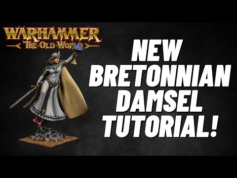 How to paint the new Bretonnian Damsel for The Old World! It's super easy!