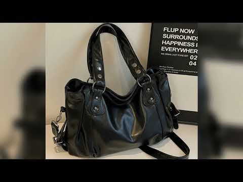 A must-have product! Retro Brand Roomy Shoulder Bag Female Luxury Solid Color Classic Crossbody Ba