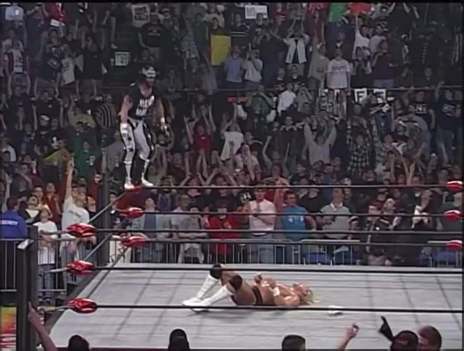 The Chronicles Of Wrestling | 28 years ago today, Sting straight-up kicked Randy Savage out of the air as he was coming down from the rafters. 😳 #Wrestling #WCW #Sting... | Instagram