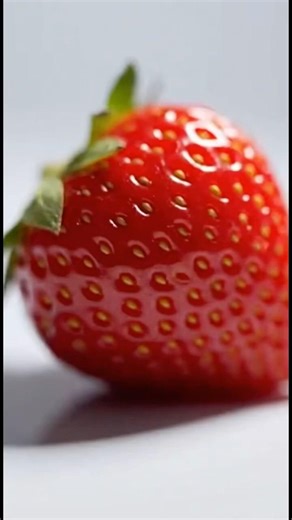 You’ll never look at a strawberry the same way again. #oddlysatisfying #microscope