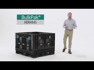 ORBIS BulkPak® HDR4845 | Heavy-Duty Collapsible Bulk Container for Industrial Supply Chains