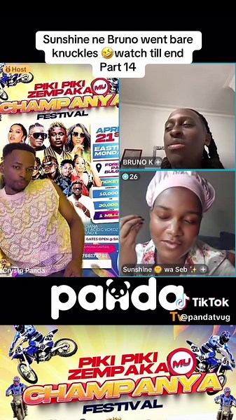 pandatvug (@pandatvug) - Bruno's Hilarious Bare Knuckles Moment with Sunshine