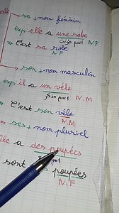 121K views · 10K reactions | Les déterminants #possessifs Ma mon mes Ta ton tes Sa son ses 4 ème année primaire | Maitresse Houri Ramdane | Facebook