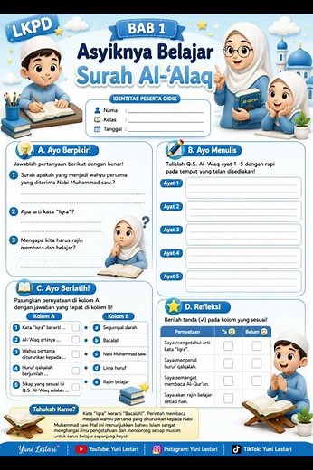 Materi & LKPD PAI Kelas 3 BAB 1