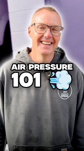 1.7K views · 38 reactions | Travis talks air pressure with us!  Don’t ignore those lights — they’re trying to keep you safe! ⚠️ Travis walks us through how to use our air pressure machine and just how easy it is. It takes 2–3 minutes and gives you total peace of mind on the road.  Swing by anytime and let’s keep you driving safe! #CarCareTips #SafetyFirst #TirePressure #AutoService | Downriver Spring Service - Automotive Services and Suspension Repair | Facebook