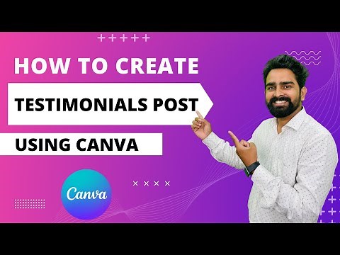 How To Create Client Testimonials Using Canva | Create Attractive Post In Simple Step