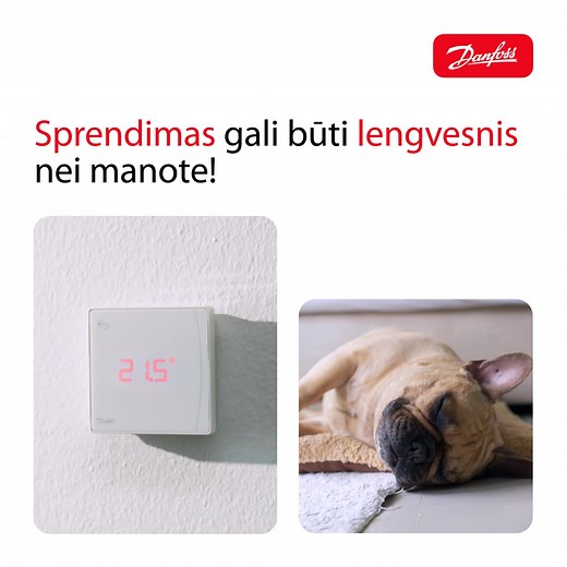 Peržiūrėkite savo šildymo sistemos valdymą kartu su Danfoss Icon2™🔧🌡️ Netolygus šilumos paskirstymas ir lėtas reakcijos laikas yra dažnos problemos senesnėse šildymo valdymo sistemose. Tačiau sprendimas šiltoms grindims ir komfortui yra paprastesnis, nei manote! Su nauju Danfoss Icon2™ valdikliu net seniausios sistemos gali būti atnaujintos. Sistemos privalumai:⦁ Puikus efektas su minimaliomis investicijomis ⦁ Padidėjęs komfortas ir tolygus šilumos paskirstymas visuose jūsų namuose | Danfoss C
