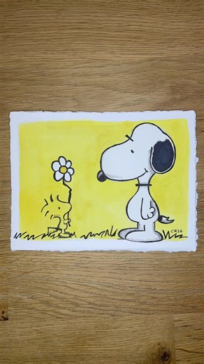 Happy Birthday Jess! #happybirthday #snoopy #watercolor #art #peanutsauce
