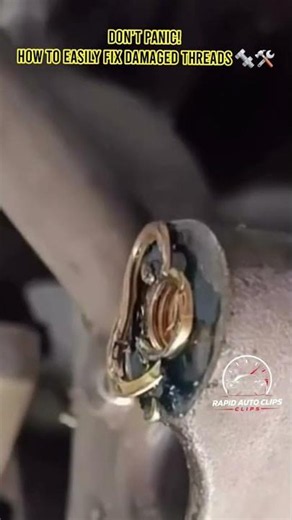 Don't Panic! How to Easily Fix Damaged Threads 🔩🛠️