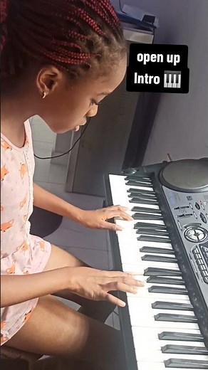 My students played Dunsin oyekan | Open Up | intro #piano
