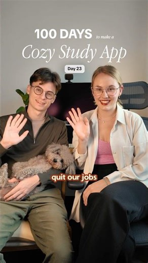 100 Days to make a Cozy Study App 🎀📝 #studytok #studyshorts #studytips