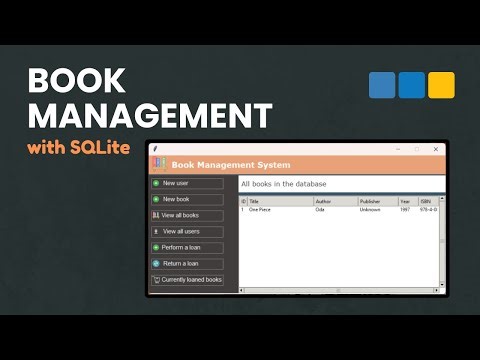 Python Book Management System with SQLite - Part 1: Creating Database Tables