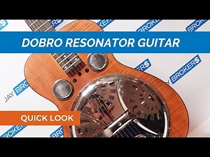 Dobro Hound Dog Deluxe Round Neck Classic Resonator Guitar