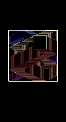 2D Relaxing animation #asmr #satisfying #square #animation #coding #code #viral #2danimation