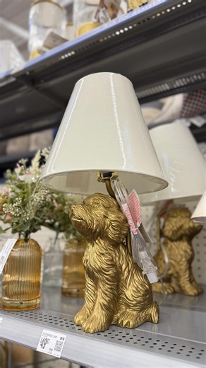 Walmart Gems on Instagram: "💛 Okay, this lamp is giving major Anthropologie vibes! The Golden Doodle Table Lamp has such a fun, artsy look with its gold finish and linen shade - perfect for adding a little charm to any space. 😍 Link in bio ($49.97, but on sale online for $36) #walmart #homedecor #walmartfinds"