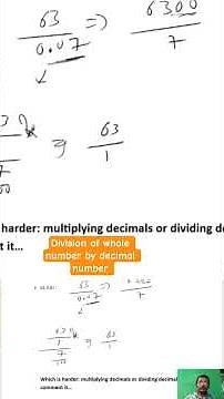 Whole Number ÷ Decimal – Easy Trick