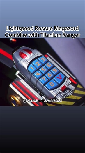 Lightspeed Rescue Megazord y el Titanium Ranger