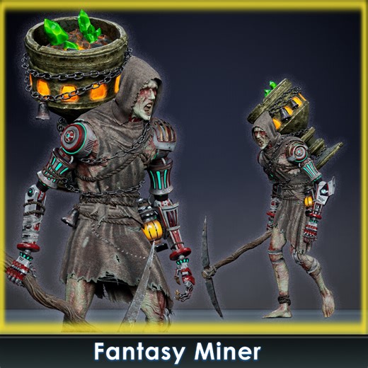 Fantasy Cyborg Miner, Shumilov Artem