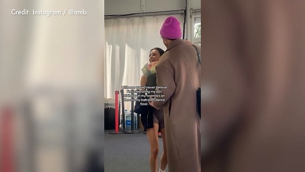 WATCH: Amber Davies' super-personal birthday gift from Nikita