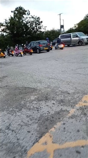 Scoots arriving @ Black Horse Halesowen cool September evening Black Country Scooter Alliance 🛵